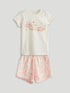 LC Waikiki Crew Neck Girl's Shorts Pajama Set